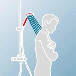 Schulte ExpressPlus Duschsystem White Style Version"Square" Mit Umsteller -Brausesets Günstiges Geschäft 60991064524 2053 064524 12