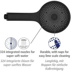 Wenko Duschsystem Softwater Schwarz -Brausesets Günstiges Geschäft 903231 1068 06