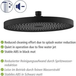 Wenko Duschsystem Softwater Schwarz -Brausesets Günstiges Geschäft 903231 1068 12