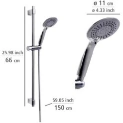 Wenko Brauseset Young Chrom -Brausesets Günstiges Geschäft 903234 1068 07