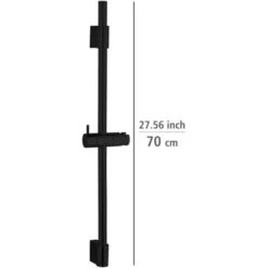 Wenko Duschstange Classic Schwarz 70 Cm -Brausesets Günstiges Geschäft 903263 1068 04