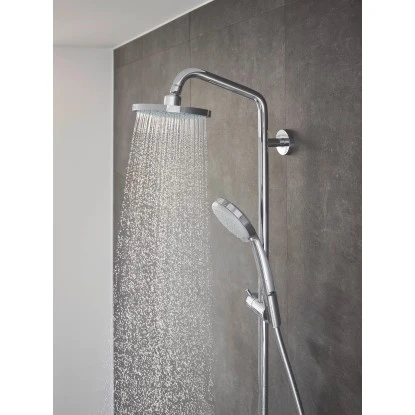 Hansgrohe Showerpipe Croma 160 1jet Mit Thermostat Chrom 7 Hansgrohe Showerpipe Croma 160 1jet Mit Thermostat Chrom – Bild 7