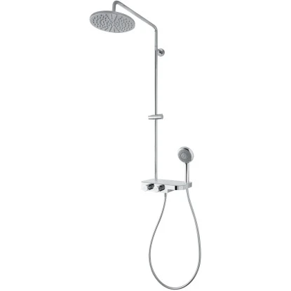 Breuer Duscharmatur Aquamaxx 340 Mit Thermostat Runde Kopfbrause 1 Breuer Duscharmatur Aquamaxx 340 Mit Thermostat Runde Kopfbrause